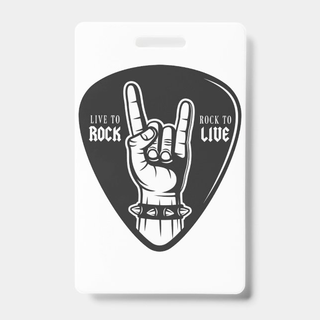 I Liebe Rock Ausweis (Vorderseite)