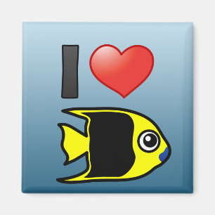 I Liebe Rock Beauty Magnet