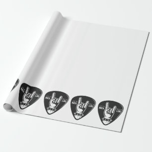 I Liebe Rock Geschenkpapier