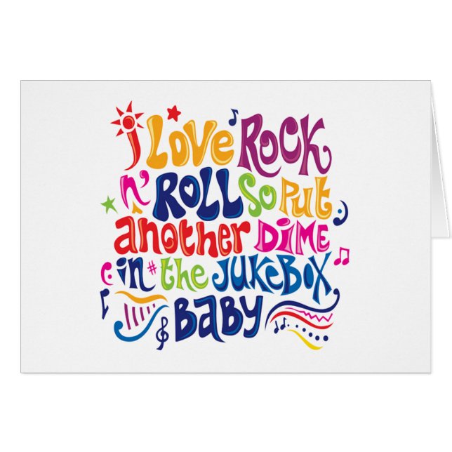 I Liebe Rock n Roll (Vorderseite (Horizontal))