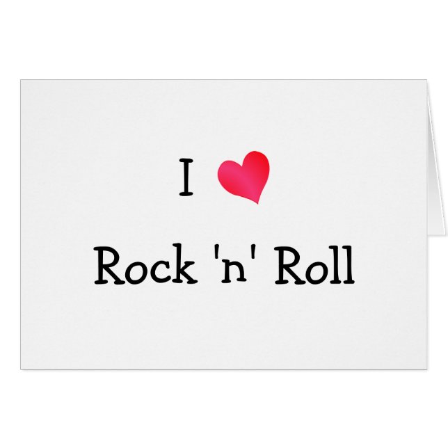 I Liebe Rock 'n' Roll (Vorderseite (Horizontal))
