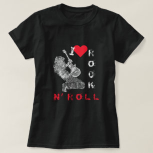 I Liebe Rock N' Roll - Gitarrenspieler - Rock N' R T-Shirt
