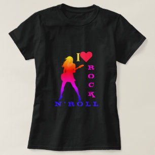 I Liebe Rock N' Roll - Rock N' Roll Girl T-Shirt