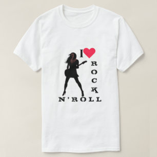 I Liebe Rock N' Roll - Rock N' Roll Girl T-Shirt