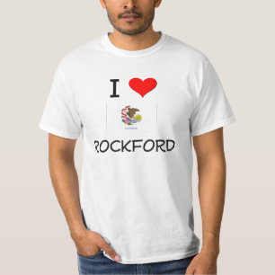 I Liebe ROCKFORD Illinois T-Shirt