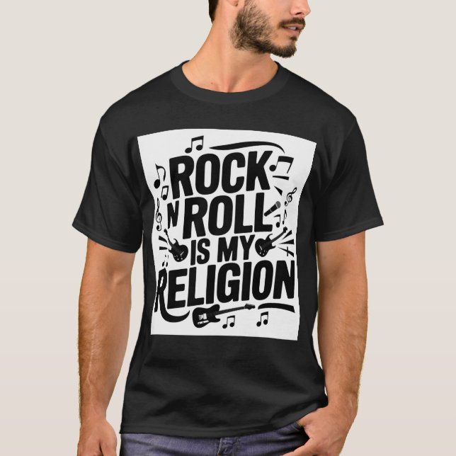 I Liebe Rockmusik T-Shirt (Vorderseite)