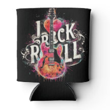 I Liebe Rock'n'Roll Electric Guitar Painting