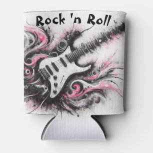 I Liebe Rock'n'Roll Electric Guitar Painting Dosenkühler