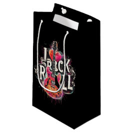 I Liebe Rock'n'Roll Electric Guitar Painting Kleine Geschenktüte