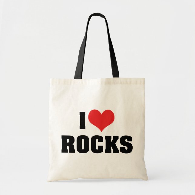 I Liebe Rocks - Rock Geology Geologist Lover Tragetasche (Vorne)