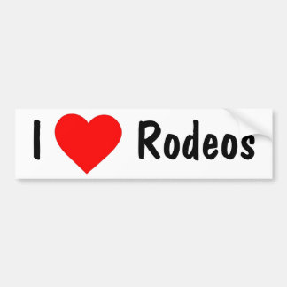I Liebe-Rodeos Autoaufkleber