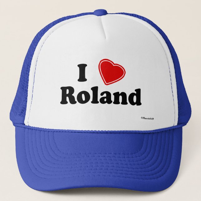 I Liebe Roland Truckerkappe (Vorderseite)