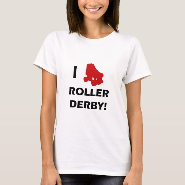 I Liebe-Rollen-Derby-T - Shirt (Vorderseite)