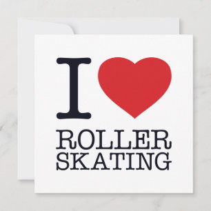 I LIEBE ROLLER SKATEN SAVE THE DATE
