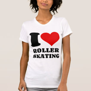 I LIEBE ROLLER SKATEN T-Shirt
