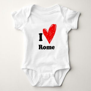 I Liebe Rom Baby Strampler