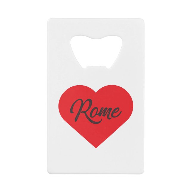 I Liebe Rom - Italien Geldbeutel Flaschenöffner (Vorderseite)