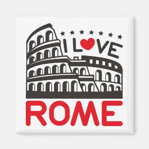 I Liebe Rom Italien Kolosseum Magnet
