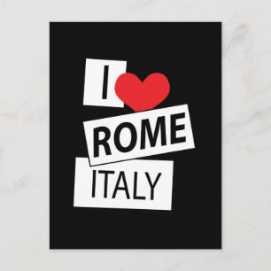 I Liebe Rom Italien Postkarte