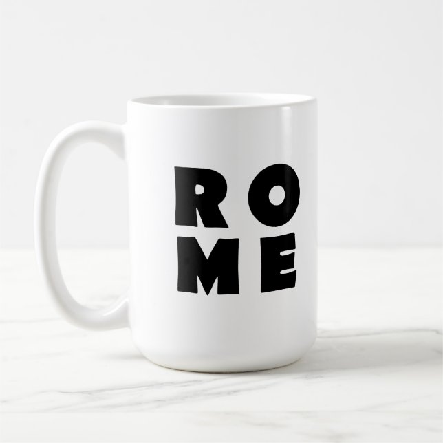 I Liebe Rom Kaffeetasse (Links)