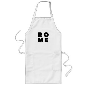 I Liebe Rom Lange Schürze