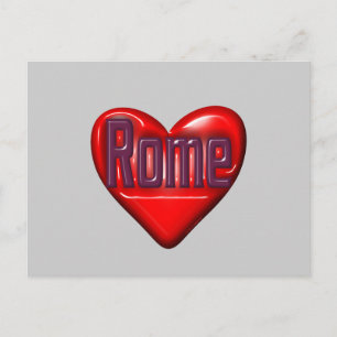 I Liebe Rom Postkarte