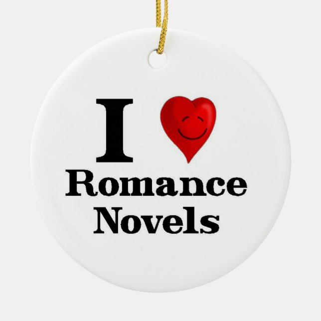 I Liebe-Romance Romane Keramik Ornament (Vorne)