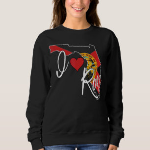 I Liebe Ron Desantis Florida Governor Heart Electi Sweatshirt