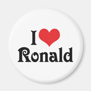 I Liebe Ronald Magnet