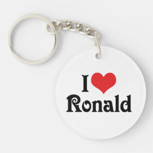 I Liebe Ronald Schlüsselanhänger