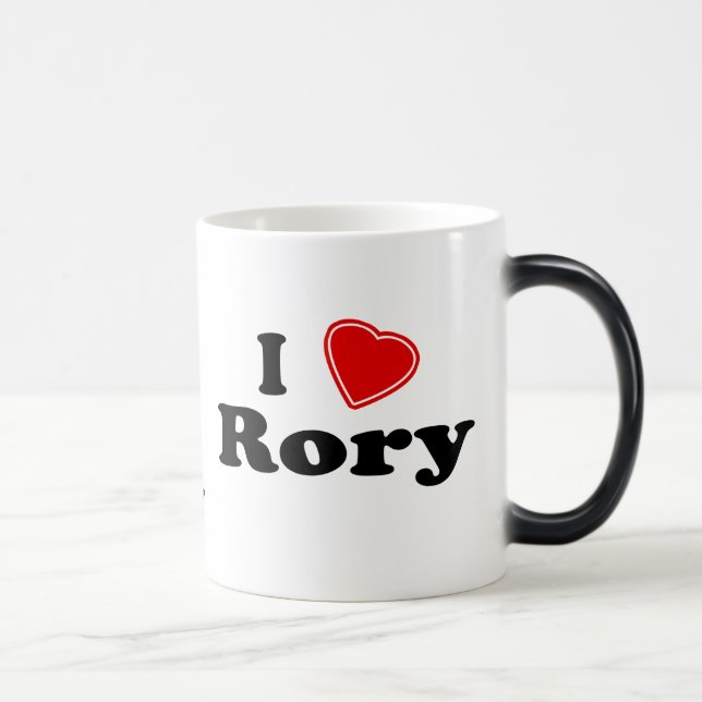 I Liebe Rory Verwandlungstasse (Rechts)