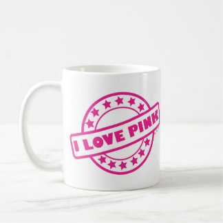 I Liebe-Rosa Tasse