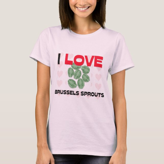 I Liebe-Rosenkohl T-Shirt (Vorderseite)