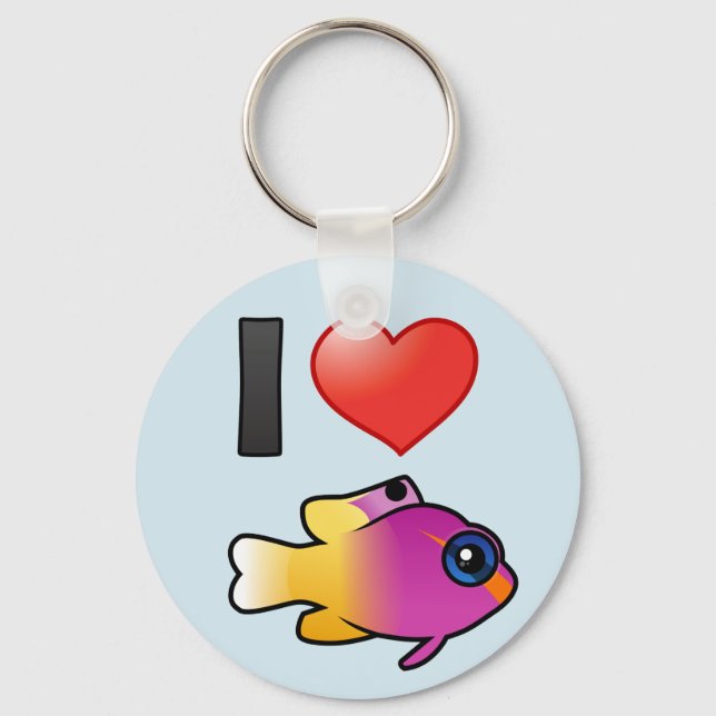 I Liebe Royal Gramma Schlüsselanhänger (Vorderseite)