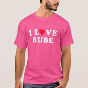 I Liebe Rube Matching Girlfriend & Boyfriend Rube  T-Shirt
