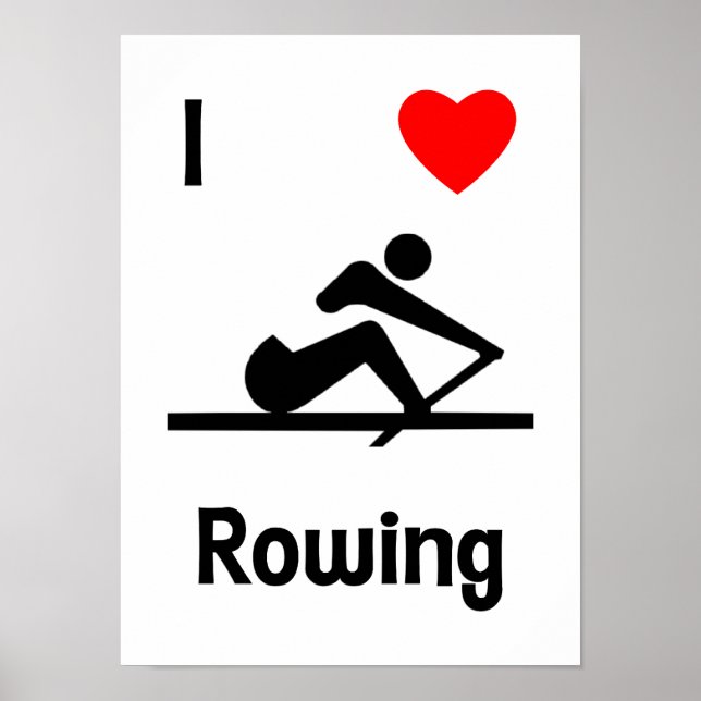 I Liebe Rudern (2) Poster (Vorne)