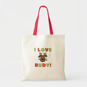 I Liebe Rudy Reindeer Tragetasche