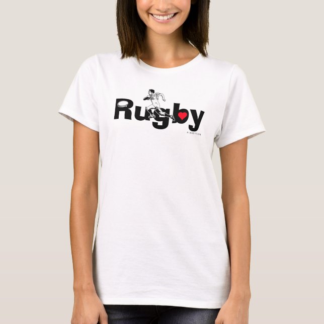 I Liebe-Rugby-T - Shirt 3 (Vorderseite)