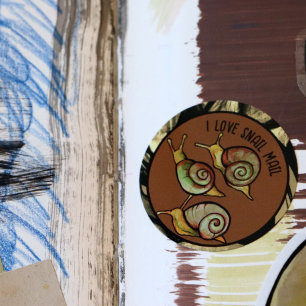 I LIEBE RUNDER AUFKLEBER