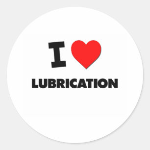 I. Liebe Runder Aufkleber