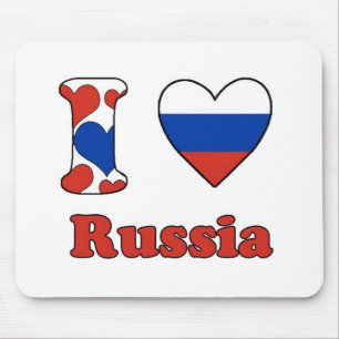 I Liebe Russland Mousepad