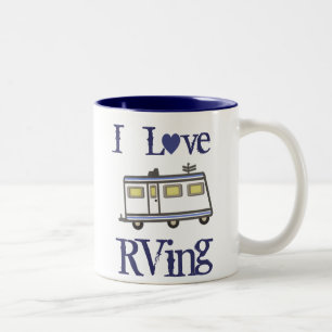 I Liebe RVing/Camper-Liebe-Reise-Tasse Zweifarbige Tasse