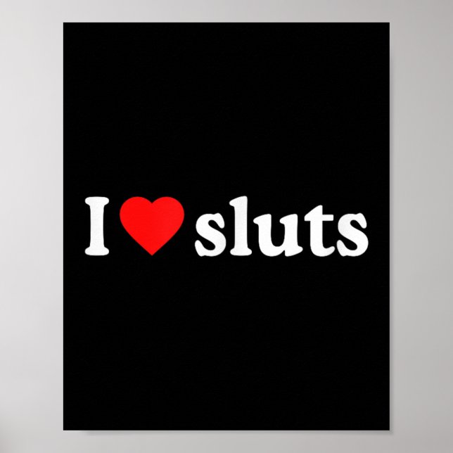 I Liebe S ・ I Herz S Y2k Ästhetik Poster (Vorne)