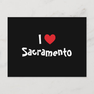 I Liebe Sacramento Postkarte