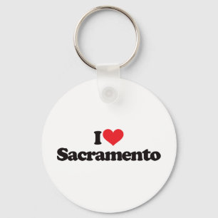 I Liebe Sacramento Schlüsselanhänger