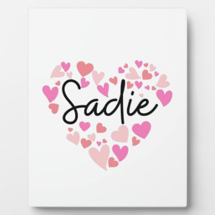 I Liebe Sadie Fotoplatte
