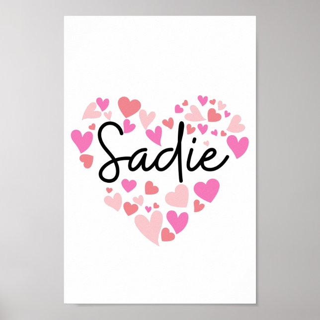 I Liebe Sadie Poster (Vorne)