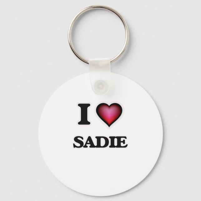 I Liebe Sadie Schlüsselanhänger (Vorderseite)