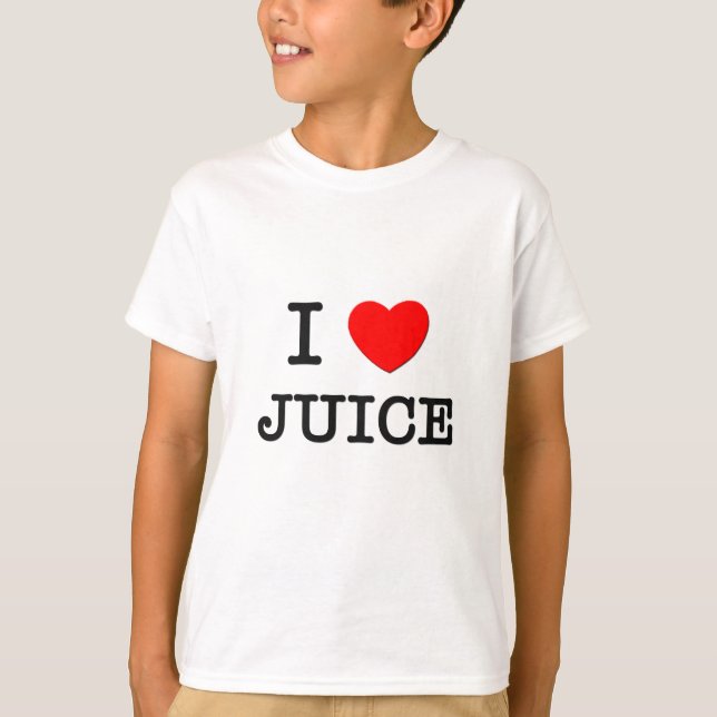 I Liebe-Saft T-Shirt (Vorderseite)