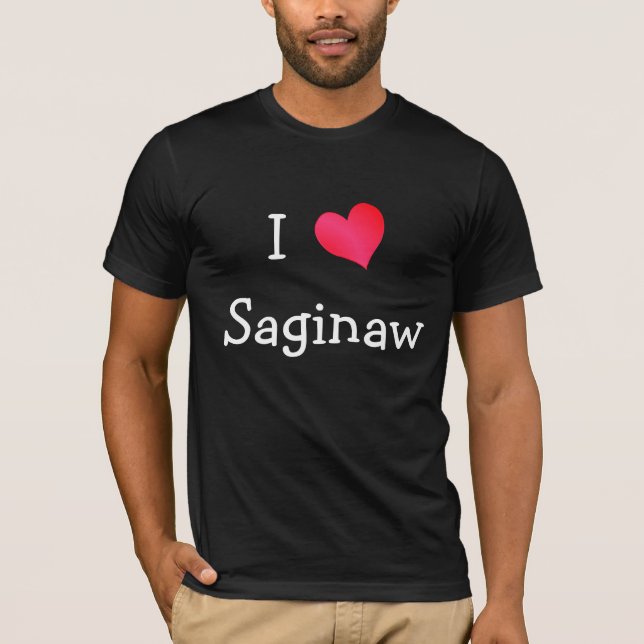I Liebe Saginaw T-Shirt (Vorderseite)
